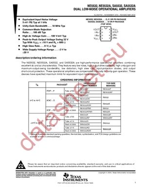 NE5532AD datasheet  